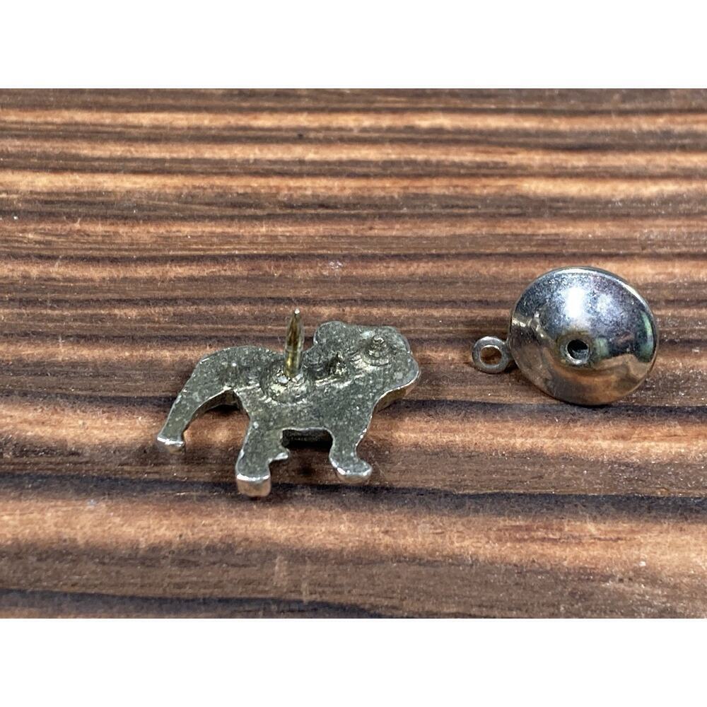 Vintage Mack Trucks Silver Tone Bulldog Tie Tack Lapel Pin - Picture 5 of 6
